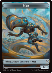 Gingerbrute // Myr Double-Sided Token [Reality Fracture Commander Tokens] | L.A. Mood Comics and Games