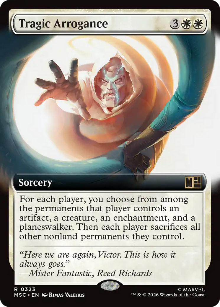 Tragic Arrogance (Extended Art) [Marvel Super Heroes Commander] | L.A. Mood Comics and Games