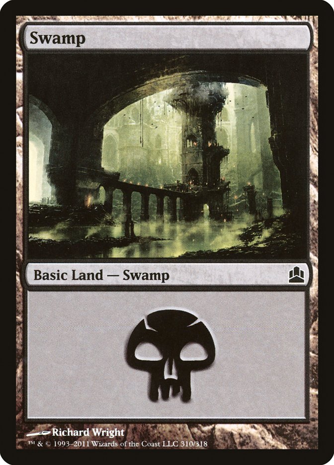Swamp (310) [Commander 2011] | L.A. Mood Comics and Games