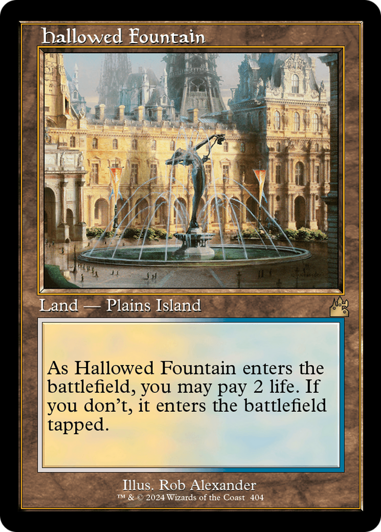 Hallowed Fountain (Retro) [Ravnica Remastered] | L.A. Mood Comics and Games