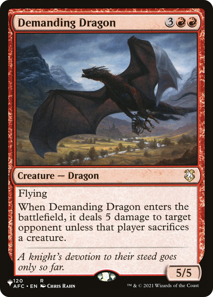 Demanding Dragon [The List] | L.A. Mood Comics and Games