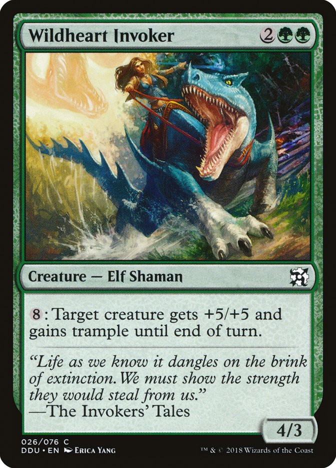 Wildheart Invoker [Duel Decks: Elves vs. Inventors] | L.A. Mood Comics and Games