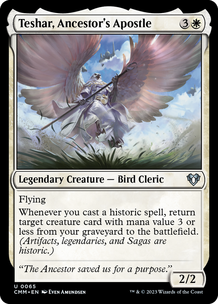 Teshar, Ancestor's Apostle [Commander Masters] | L.A. Mood Comics and Games