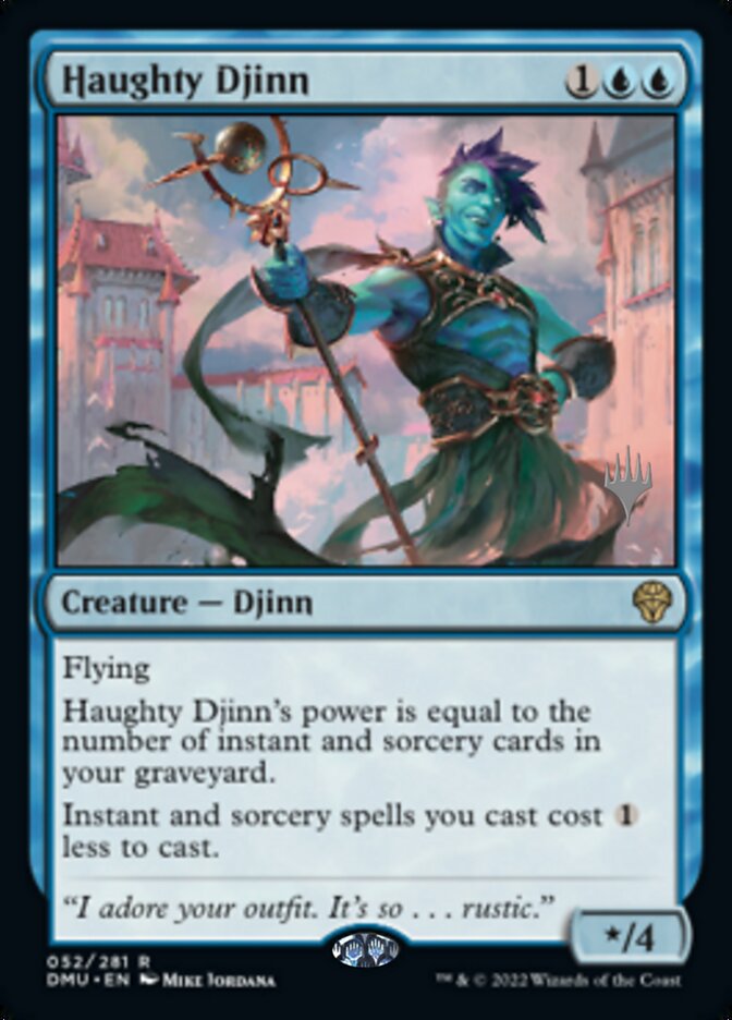 Haughty Djinn (Promo Pack) [Dominaria United Promos] | L.A. Mood Comics and Games