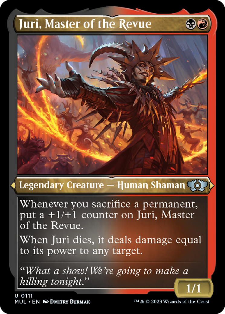 Juri, Master of the Revue (Foil Etched) [Multiverse Legends] | L.A. Mood Comics and Games