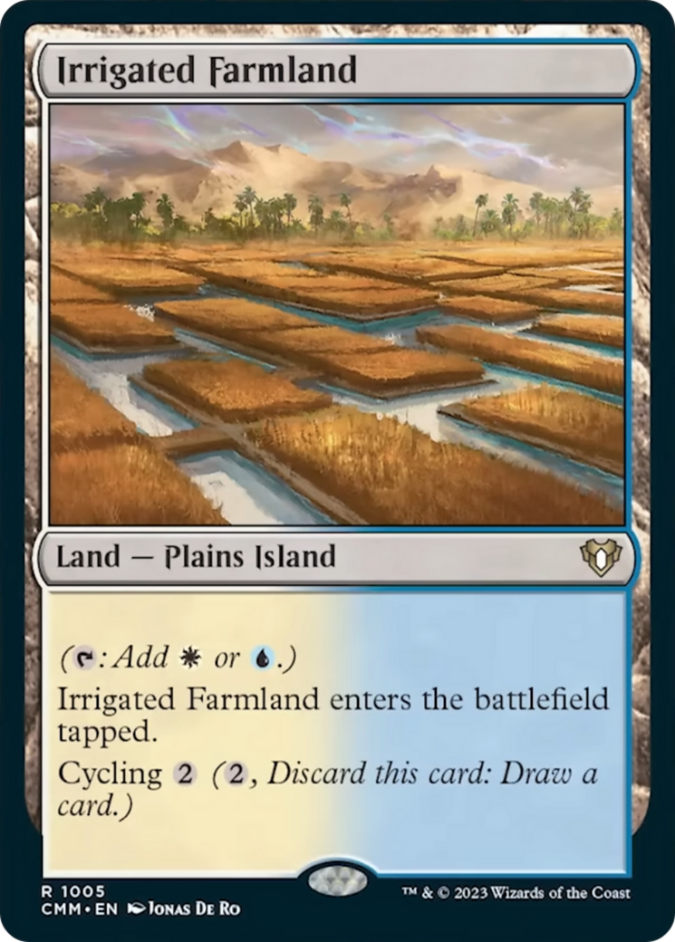 Irrigated Farmland [Commander Masters] | L.A. Mood Comics and Games