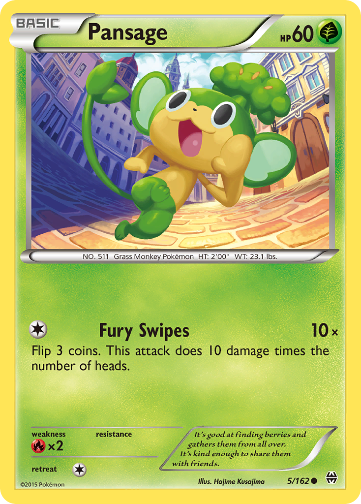 Pansage (5/162) [XY: BREAKthrough] | L.A. Mood Comics and Games