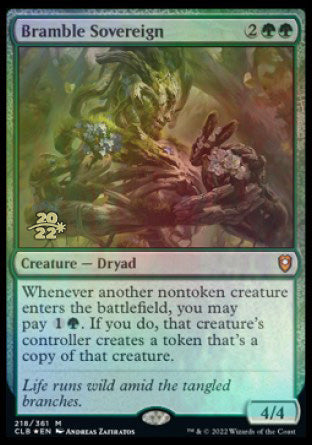 Bramble Sovereign [Commander Legends: Battle for Baldur's Gate Prerelease Promos] | L.A. Mood Comics and Games