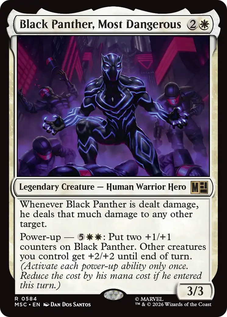 Black Panther, Most Dangerous [Marvel Super Heroes Commander] | L.A. Mood Comics and Games