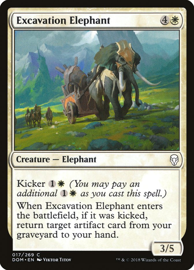 Excavation Elephant [Dominaria] | L.A. Mood Comics and Games