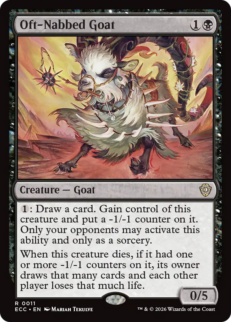 Oft-Nabbed Goat [Lorwyn Eclipsed Commander] | L.A. Mood Comics and Games