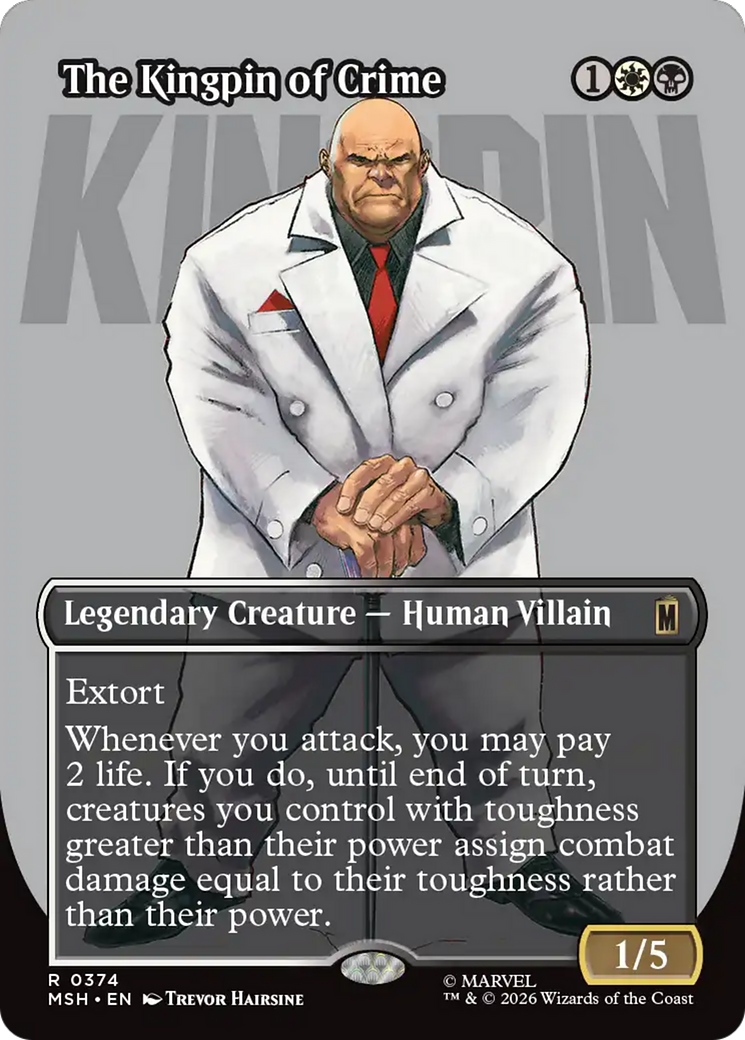 The Kingpin of Crime (Borderless) (0374) [Marvel Super Heroes] | L.A. Mood Comics and Games