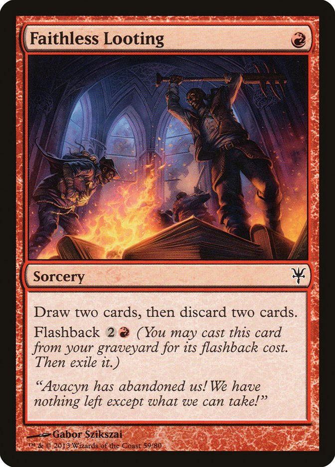 Faithless Looting [Duel Decks: Sorin vs. Tibalt] | L.A. Mood Comics and Games