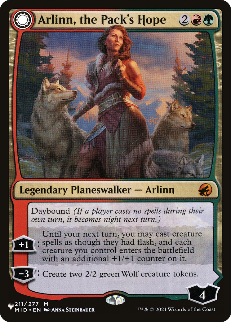 Arlinn, the Pack's Hope // Arlinn, the Moon's Fury [Secret Lair: From Cute to Brute] | L.A. Mood Comics and Games