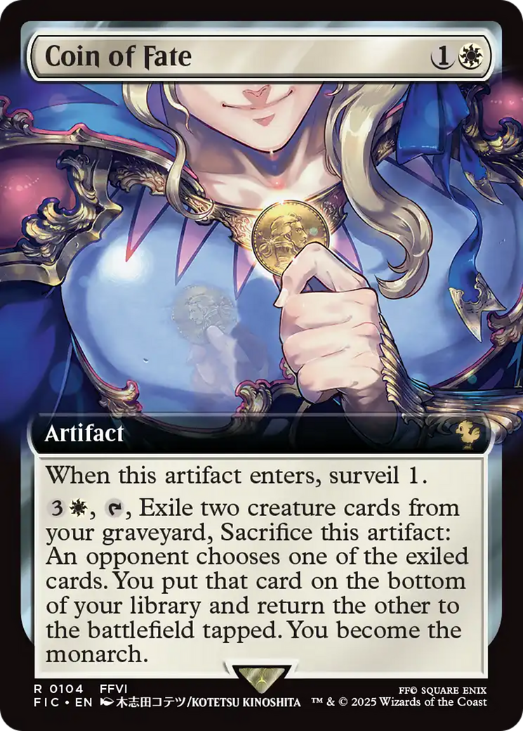 Coin of Fate (Extended Art) [FINAL FANTASY Commander] | L.A. Mood Comics and Games