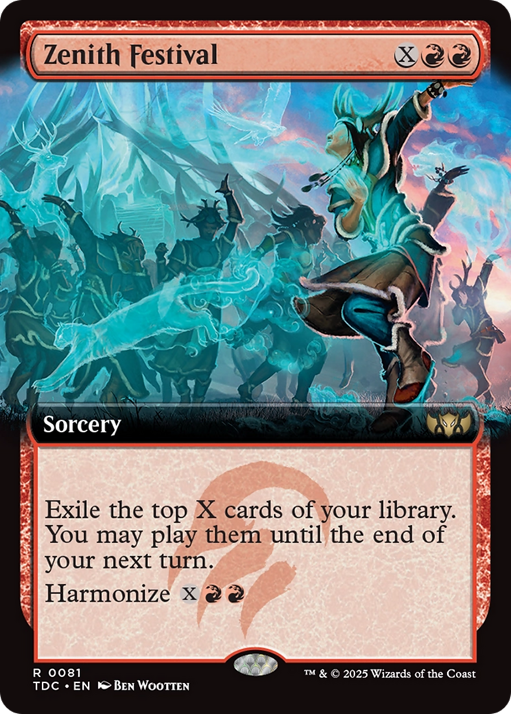 Zenith Festival (Extended Art) [Tarkir: Dragonstorm Commander] | L.A. Mood Comics and Games