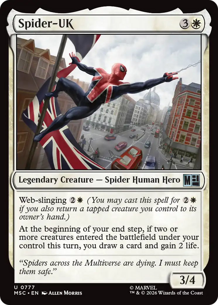 Spider-UK [Marvel Super Heroes Commander] | L.A. Mood Comics and Games