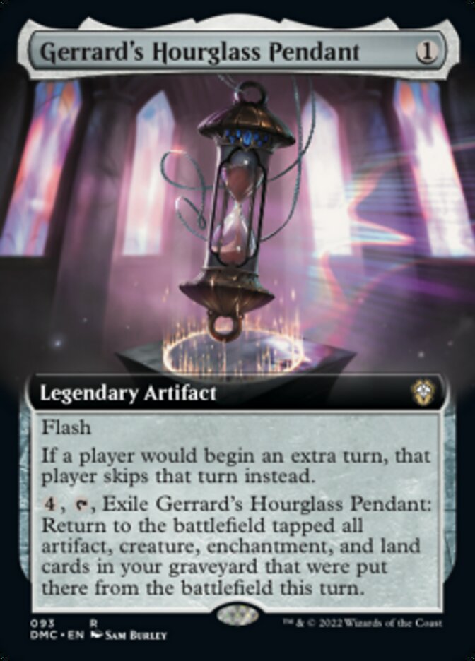 Gerrard's Hourglass Pendant (Extended Art) [Dominaria United Commander] | L.A. Mood Comics and Games