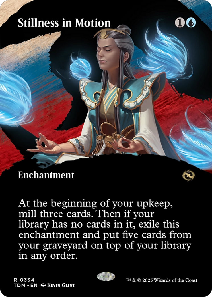 Stillness in Motion (Borderless) [Tarkir: Dragonstorm] | L.A. Mood Comics and Games