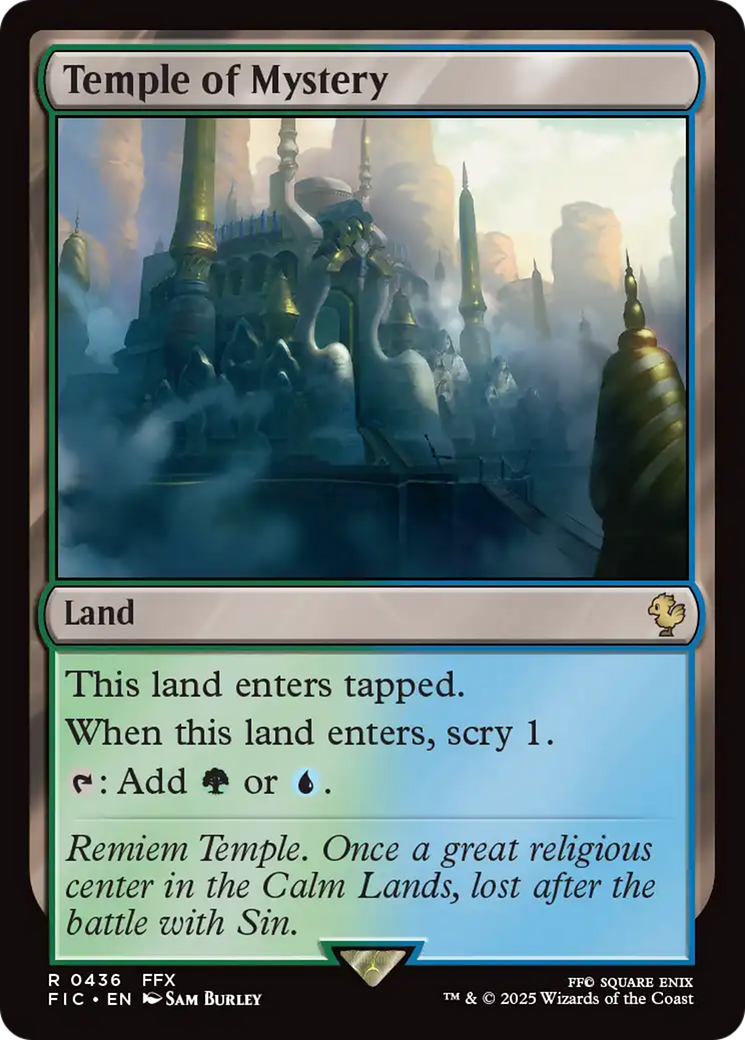 Temple of Mystery [FINAL FANTASY Commander] | L.A. Mood Comics and Games