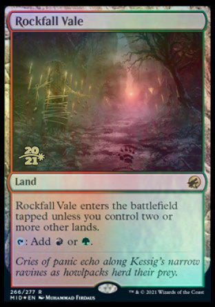 Rockfall Vale [Innistrad: Midnight Hunt Prerelease Promos] | L.A. Mood Comics and Games