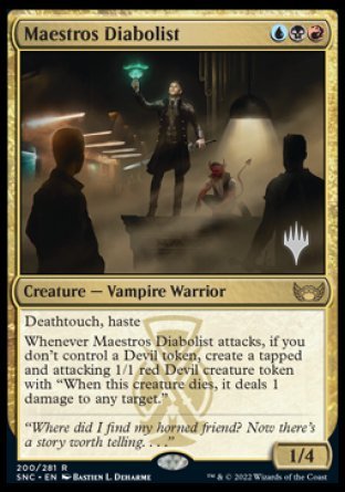 Maestros Diabolist (Promo Pack) [Streets of New Capenna Promos] | L.A. Mood Comics and Games