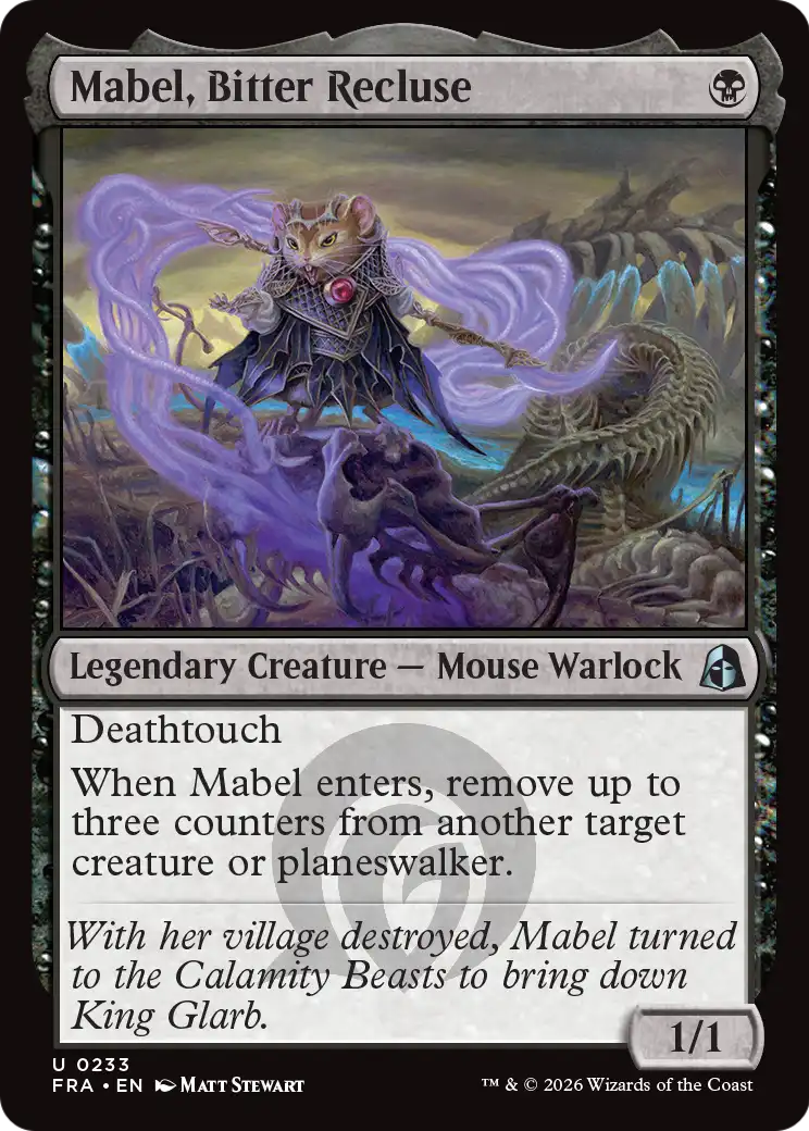 Mabel, Bitter Recluse [Reality Fracture] | L.A. Mood Comics and Games