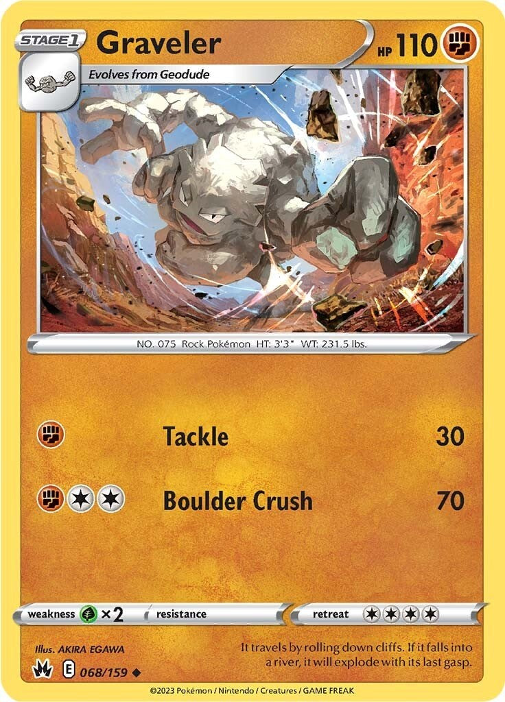 Graveler (068/159) [Sword & Shield: Crown Zenith] | L.A. Mood Comics and Games