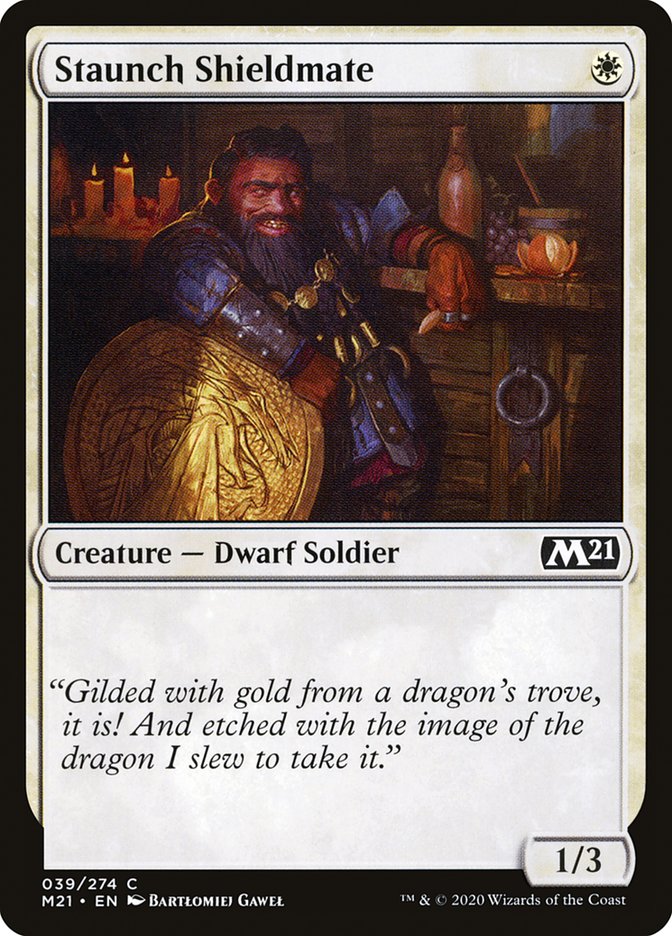 Staunch Shieldmate [Core Set 2021] | L.A. Mood Comics and Games