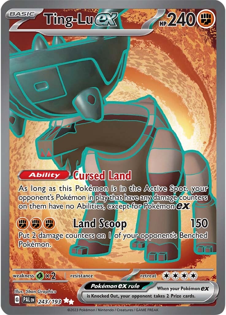 Ting-Lu ex (243/193) [Scarlet & Violet: Paldea Evolved] | L.A. Mood Comics and Games