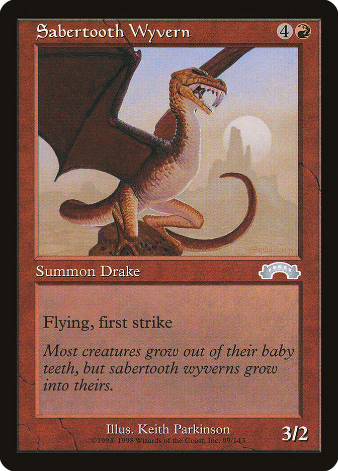 Sabertooth Wyvern [Exodus] | L.A. Mood Comics and Games