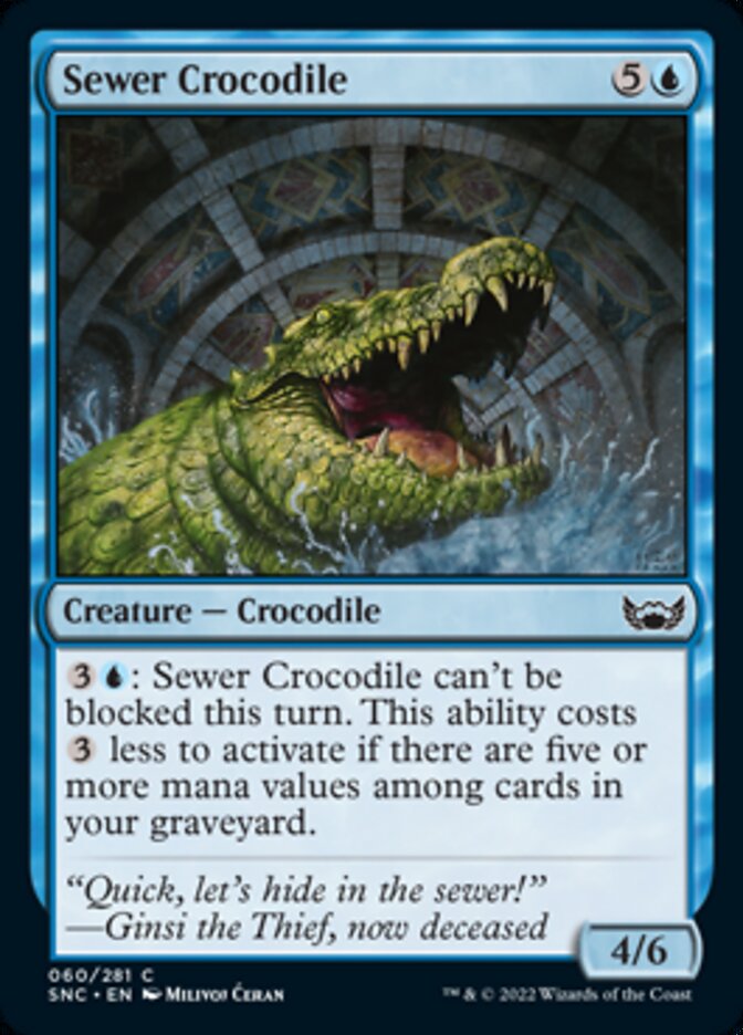 Sewer Crocodile [Streets of New Capenna] | L.A. Mood Comics and Games