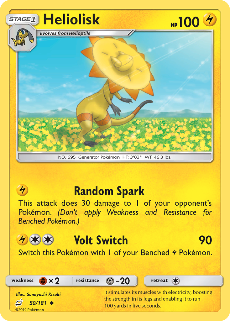 Heliolisk (50/181) [Sun & Moon: Team Up] | L.A. Mood Comics and Games