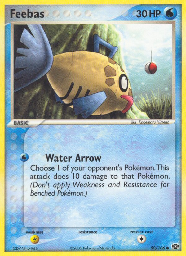 Feebas (50/106) [EX: Emerald] | L.A. Mood Comics and Games