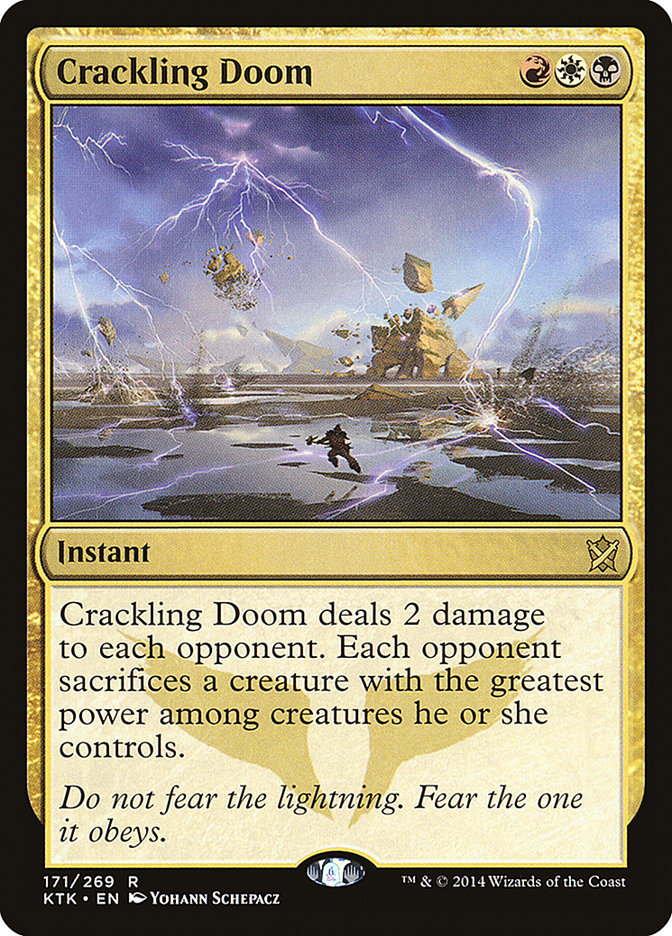 Crackling Doom [Khans of Tarkir] | L.A. Mood Comics and Games