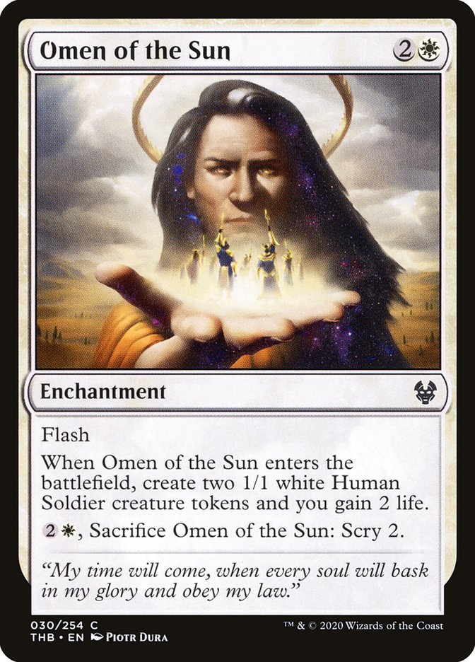 Omen of the Sun [Theros Beyond Death] | L.A. Mood Comics and Games