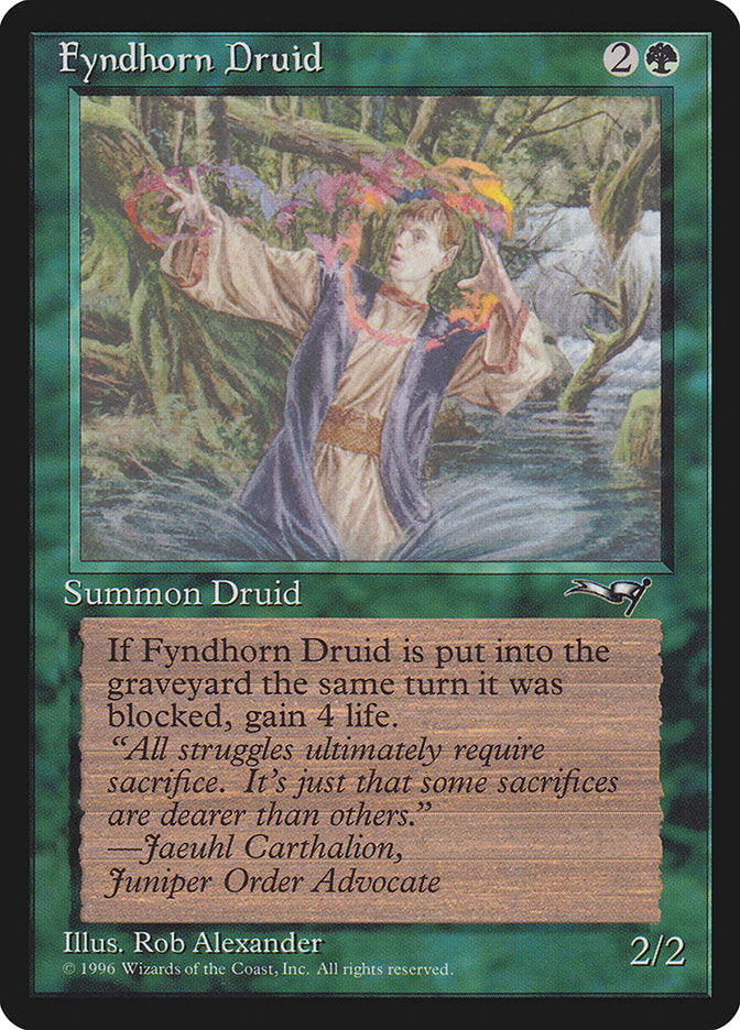 Fyndhorn Druid (Flame Circle) [Alliances] | L.A. Mood Comics and Games