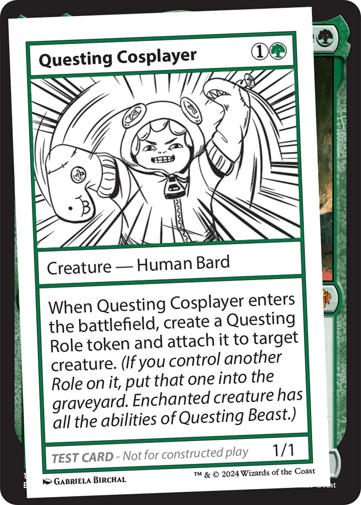 Questing Cosplayer [Mystery Booster 2 Playtest Cards] | L.A. Mood Comics and Games