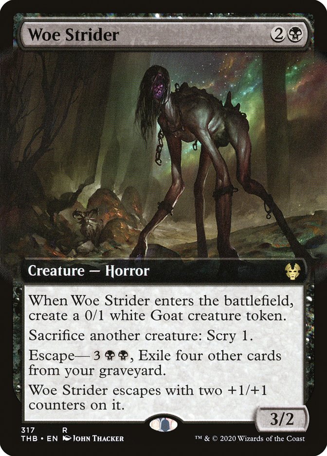Woe Strider (Extended Art) [Theros Beyond Death] | L.A. Mood Comics and Games