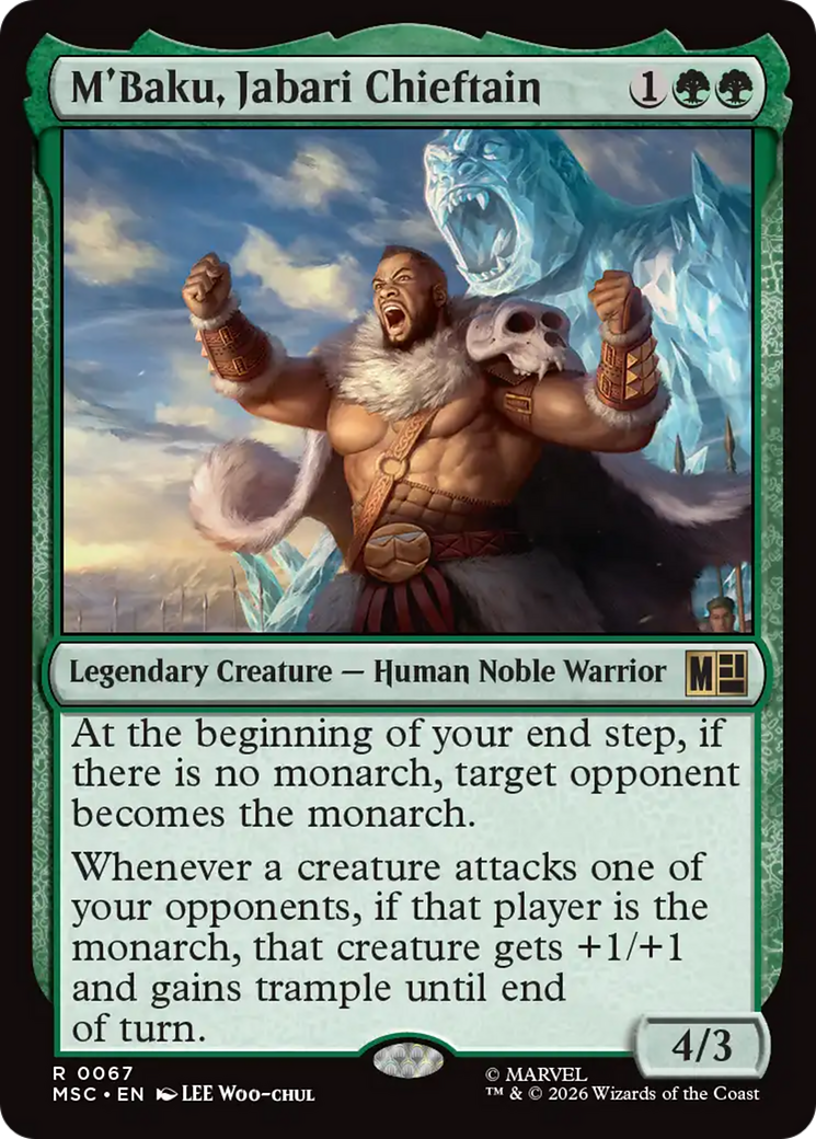M'Baku, Jabari Chieftain [Marvel Super Heroes Commander] | L.A. Mood Comics and Games