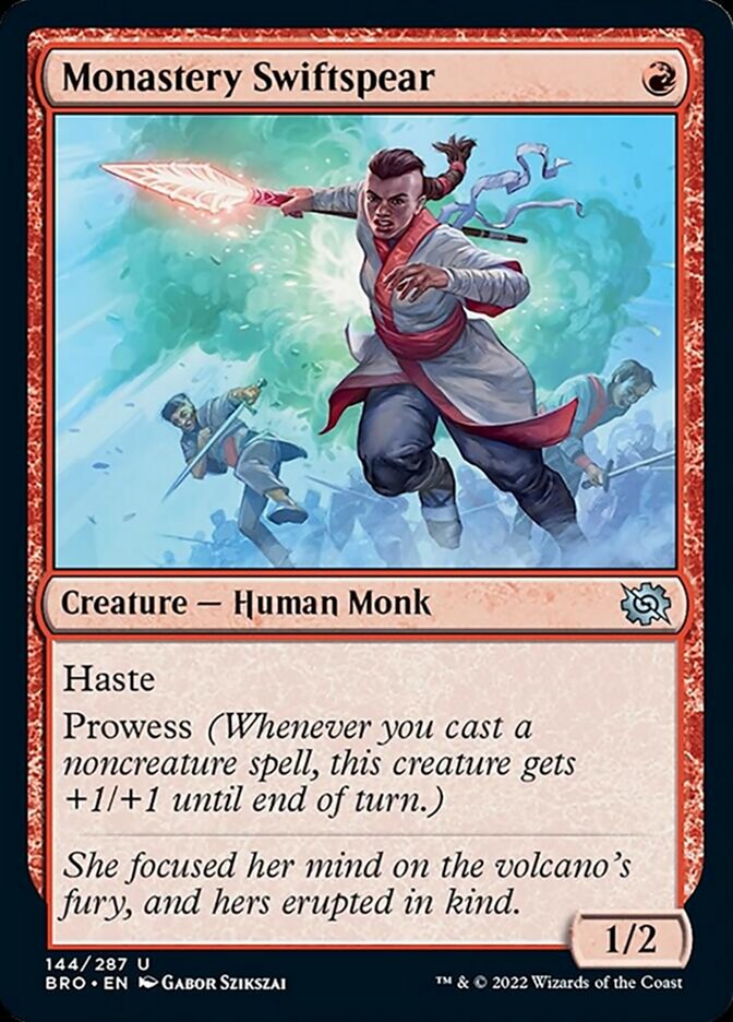 Monastery Swiftspear [The Brothers' War] | L.A. Mood Comics and Games