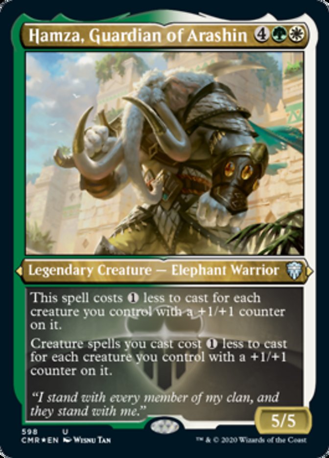 Hamza, Guardian of Arashin (Etched) [Commander Legends] | L.A. Mood Comics and Games