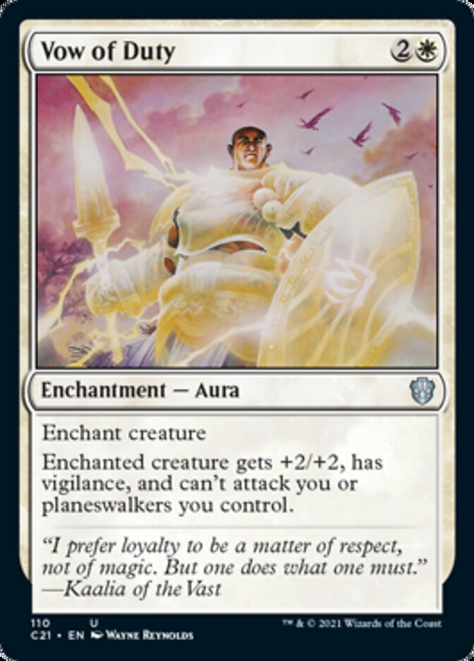 Vow of Duty [Commander 2021] | L.A. Mood Comics and Games