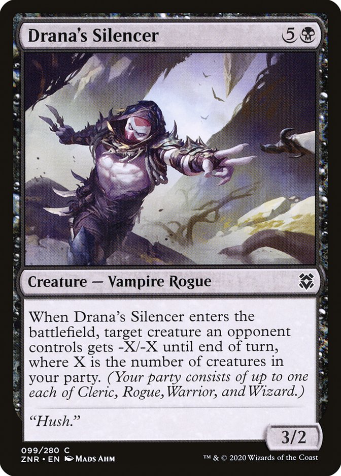 Drana's Silencer [Zendikar Rising] | L.A. Mood Comics and Games