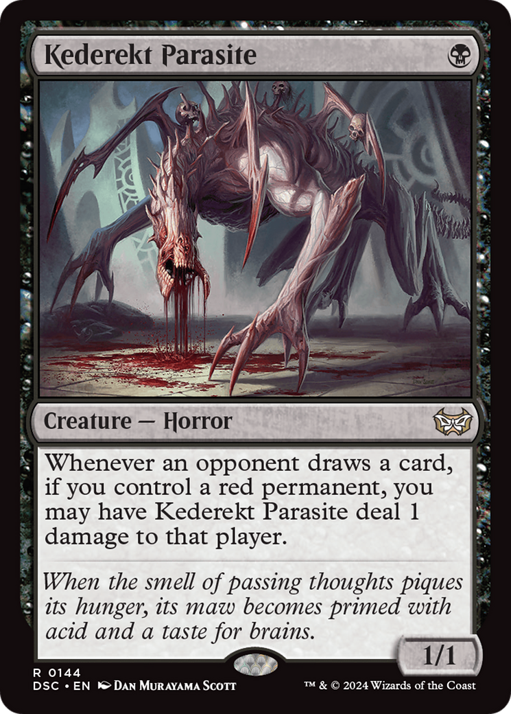 Kederekt Parasite [Duskmourn: House of Horror Commander] | L.A. Mood Comics and Games
