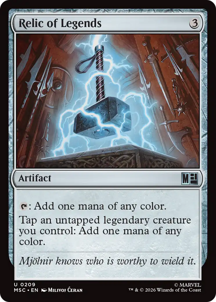 Relic of Legends [Marvel Super Heroes Commander] | L.A. Mood Comics and Games