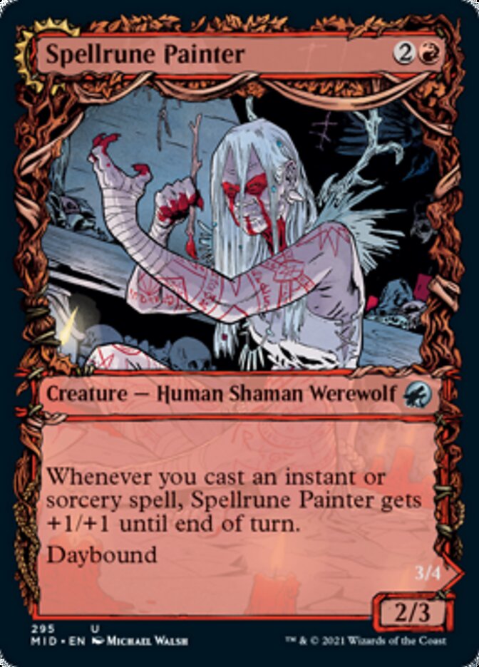 Spellrune Painter // Spellrune Howler (Showcase Equinox) [Innistrad: Midnight Hunt] | L.A. Mood Comics and Games