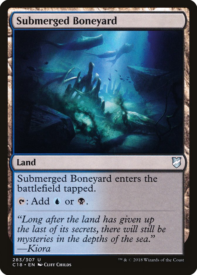 Submerged Boneyard [Commander 2018] | L.A. Mood Comics and Games