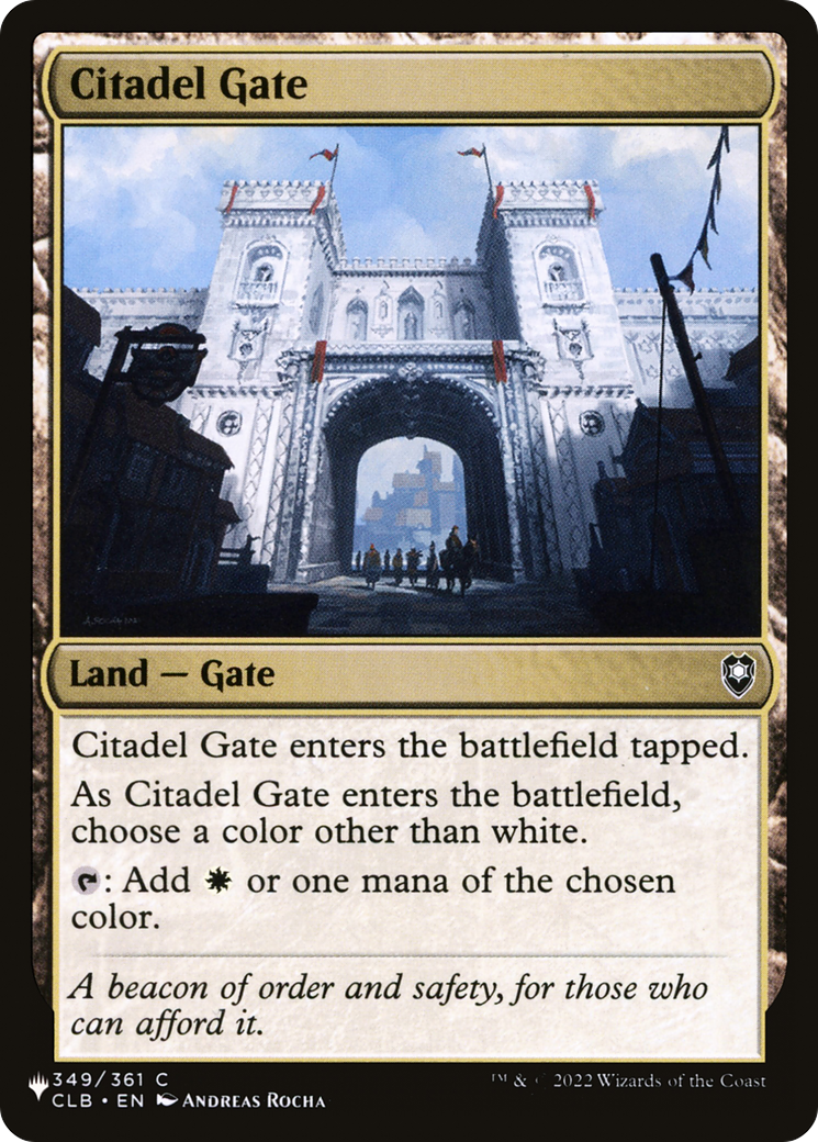 Citadel Gate [The List] | L.A. Mood Comics and Games