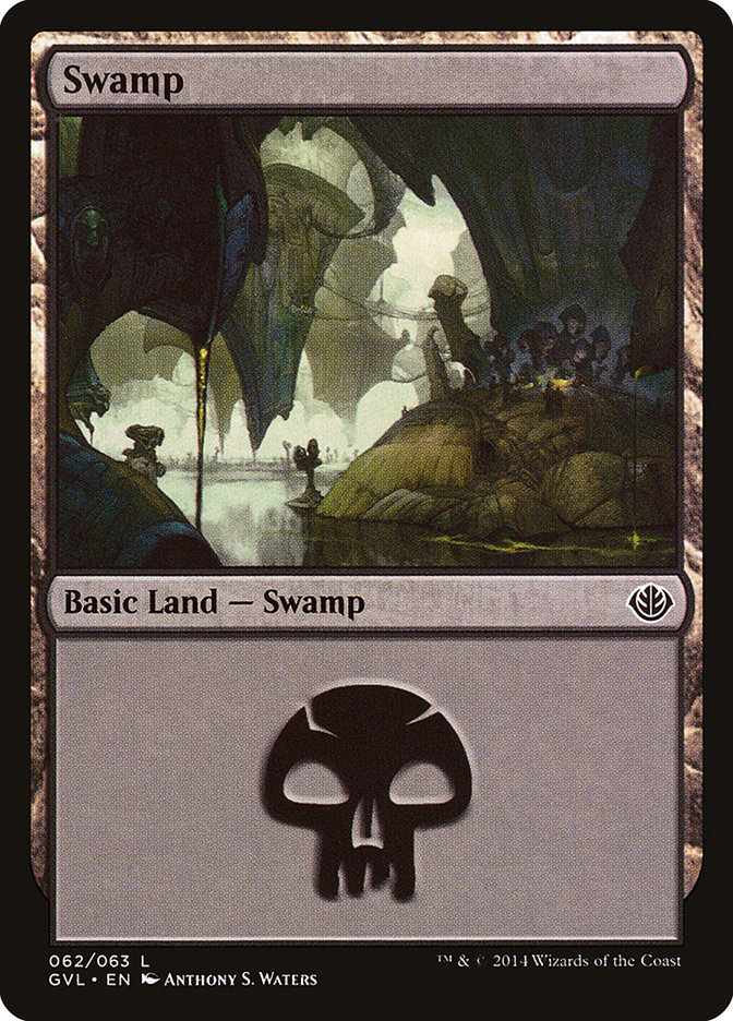 Swamp (62) (Garruk vs. Liliana) [Duel Decks Anthology] | L.A. Mood Comics and Games